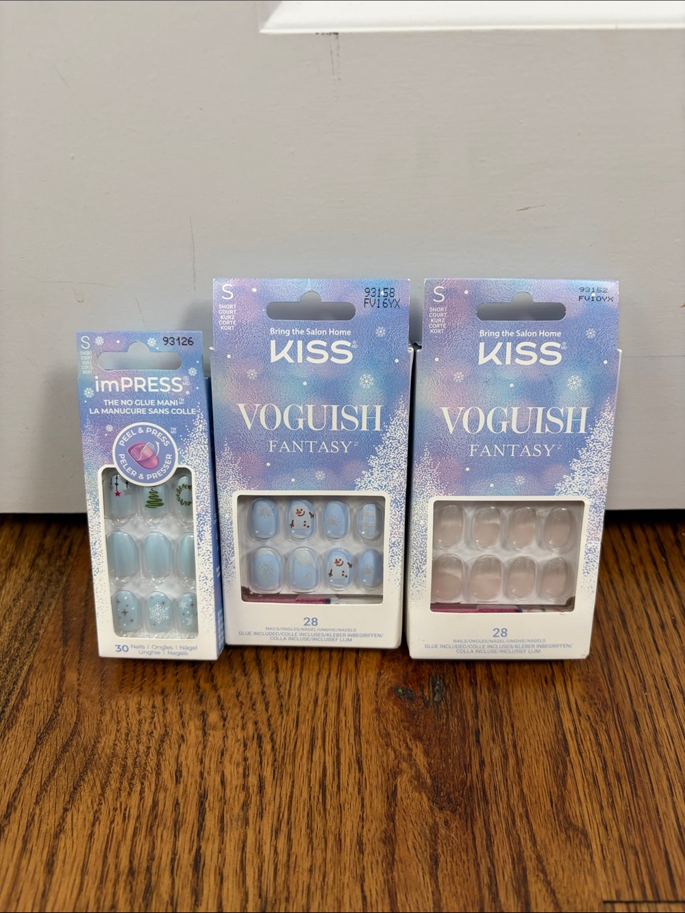 KISS Voguish Fantasy & imPRESS Light Blue Nail Sets